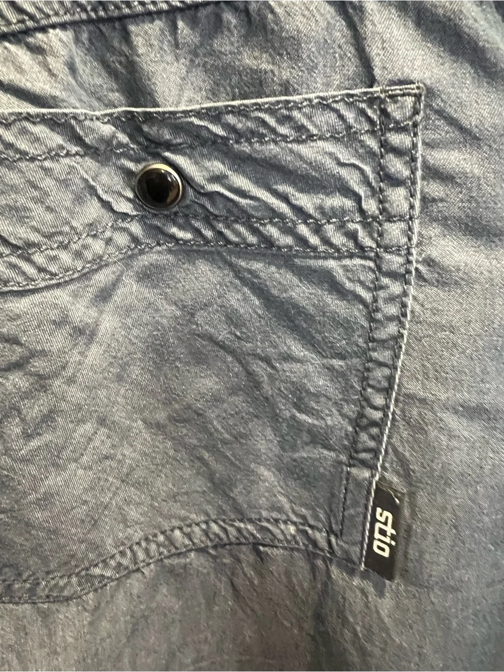 Stio Men's Casual Button-Down Shirt in Slate Blue